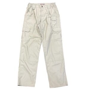 5.11 Tactical Mens Pants Size 32x32 Beige Cargo Utility Work Trousers‎